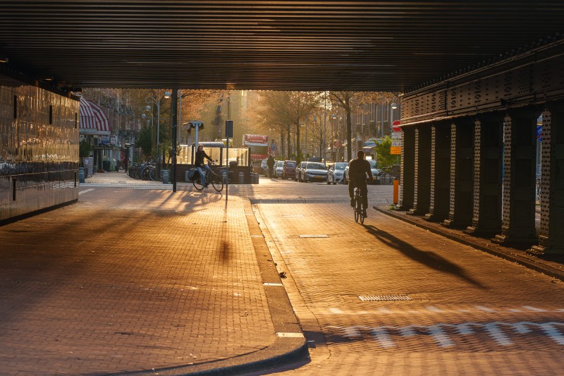 Ochtendlicht Javastraat, Amsterdam Oost